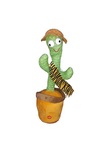 OEM Interactive Toy, Dancing Cactus with colorful LEDs and two removable accessories, Repeat after t