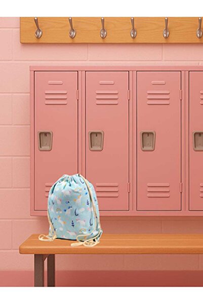 Puckator Drawstring bag, cotton sports/kindergarten backpack, Unicorn Magic, unicorn theme