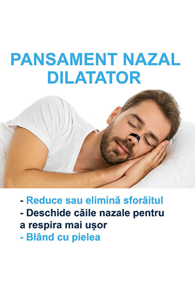 Fabrilux Magnetic anti-snoring nasal dilator, 4 magnetic strips with applicator and 30 magnets,