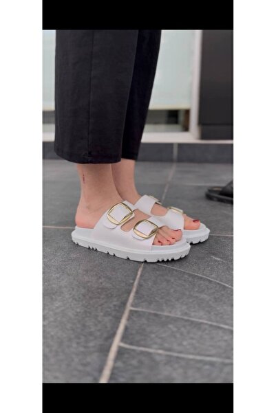 Kuback Kbtx-1 White Daily Women's Slippers