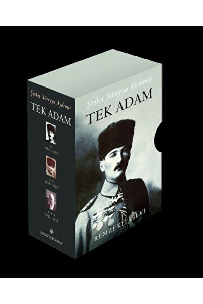 Remzi Kitabevi Tek Adam Mustafa Kemal (3 Cilt Takım) (büyük Boy)