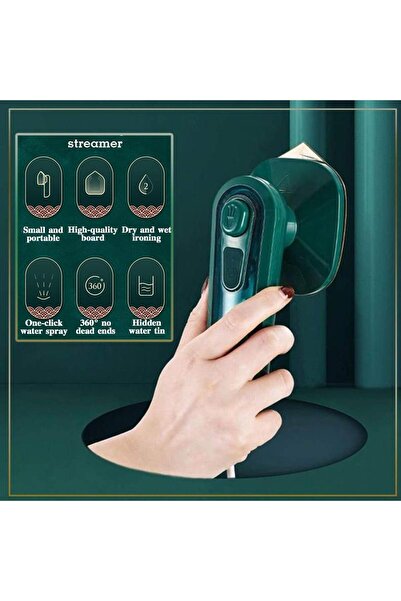 Fabrilux Portable Electric Travel Iron 20x10 cm with Spray,