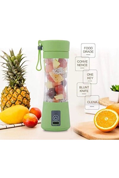 Fabrilux Portable USB Rechargeable Blender 380ml Stainless Steel Blade for Smoothies & Shakes