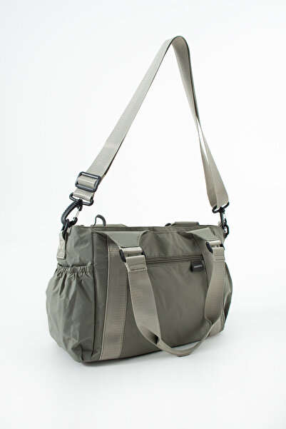 Sanmorris Lightweight and Durable Parachute Fabric Multi-Compartment Bag with Hand and Crossbody Straps