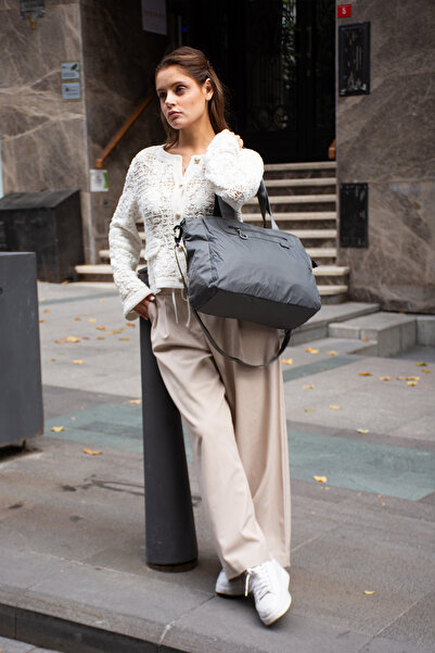 Sanmorris Parachute Fabric Multi-Compartment Lightweight Daily and Travel Shoulder Bag