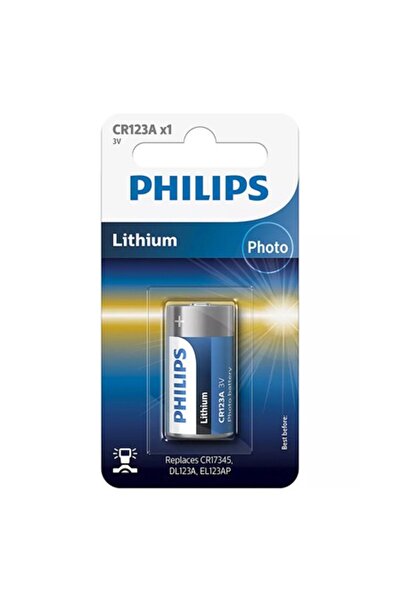 Philips Baterie litiu Cr123 blister 1 bucată