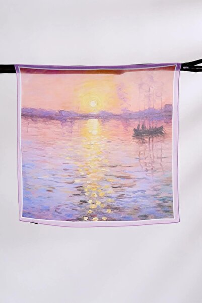 Rumon Monet Sunrise Design Scarf