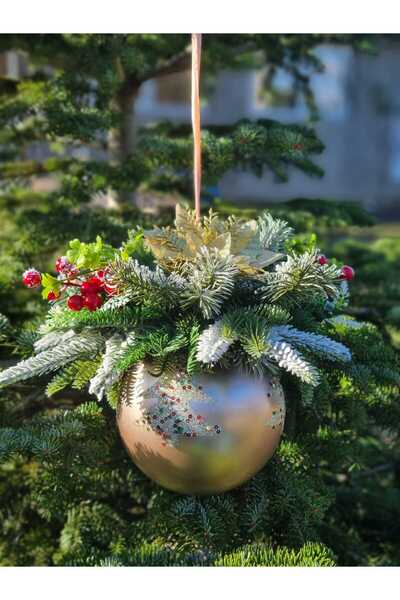 Millana Art Glob de Crăciun lucrat manual de Millana Artch