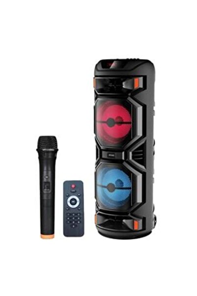 OEM Portable Bluetooth Karaoke Speaker with Wireless Microphone, Remote & LED, 80 W, 28 x 29 x 80.8 cm