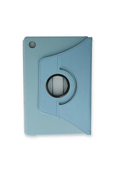 Marsilyan حافظة جلدية لجهاز سامسونج جالاكسي تاب A9 بلس 360 درجة - تركواز