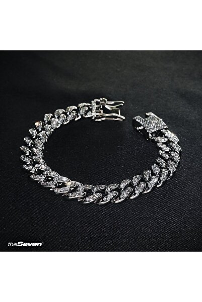 The Seven Jewellery Iced Out 13mm Cuban Chain Bileklik
