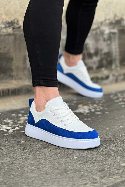 Wagoon Wg162 White Sax Orthopedic Sole Men's Casual Shoes