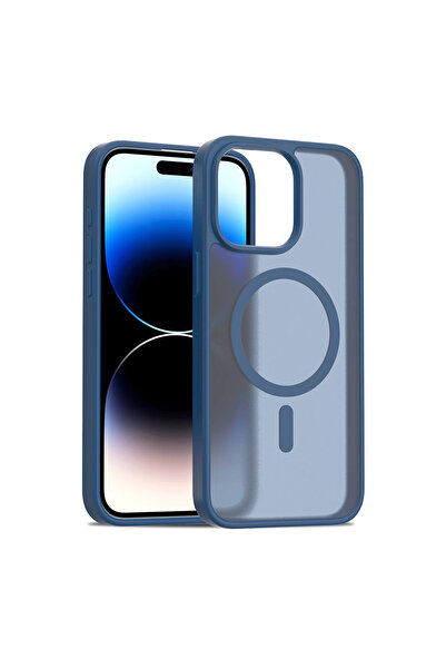 eco port غطاء جوكو آيفون 15 برو جوتا ماج سيف - أزرق داكن