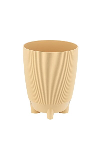 bahçe market Poliwork Luna Ayaklı Saksı 4 Lt – 18.2x23.7 cm Modern Ayaklı Sal...
