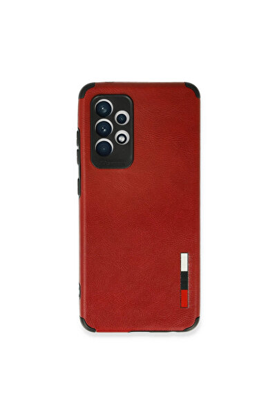 eco port حافظة سامسونج جالاكسي A72 لووب جلد سيليكون - حماية للكاميرا باللون ا...