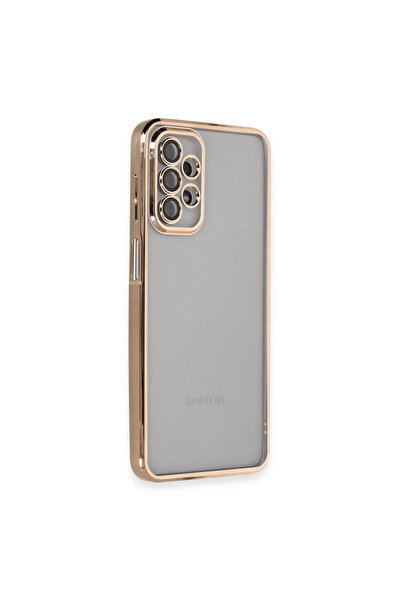 eco port Samsung Galaxy A23 4g Case with Camera Protection Lens Silicone - Gold