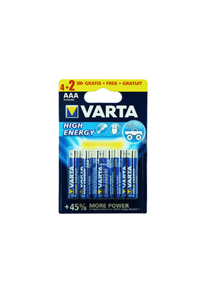 Varta Baterii alcaline LR03 Set 4+2 buc.