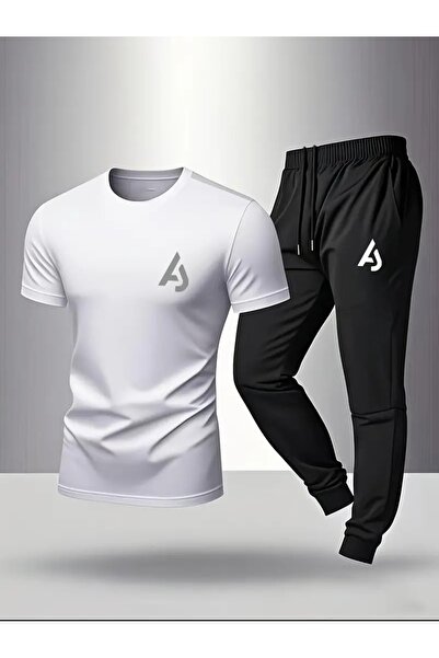 CLASİVA Modern Oversized a Printed Sports Special Design Tracksuit Set