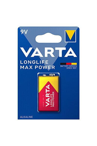 Varta Baterie alcalină 9V Max Power, blister, 1 buc.