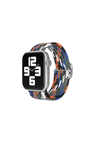 eco port ساعة كوردون مقاس 20 ملم - رمادي-برتقالي