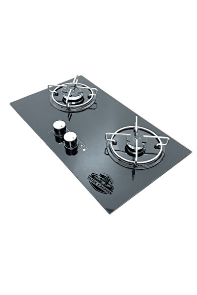 YATEK KARAVAN Karavan Ocağı İki Gözlü Ankastre 30 x 50 Cm