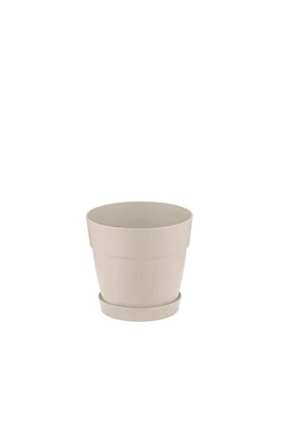 bahçe market Poliwork Tabaklı Plastik Saksı 2,2 Lt – 16.5 cm Yuvarlak Tabaklı...