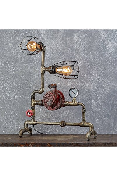 GOLDEN PIGS GoldenPigs, Lampă dublă cu pompă de ulei industrială
