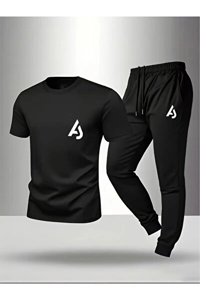 CLASİVA Modern Oversized a Printed Sports Special Design Tracksuit Set