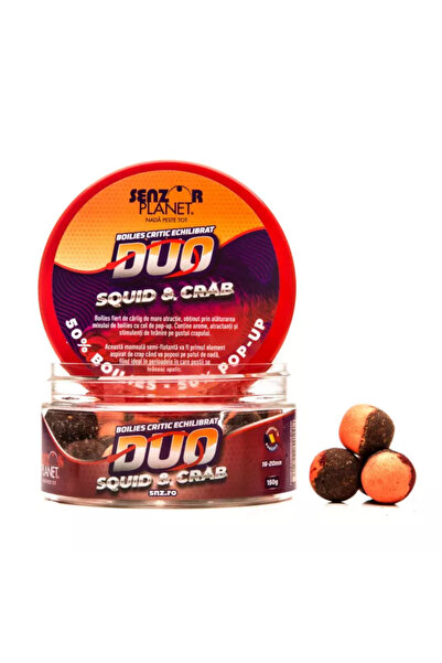 Senzor Planet Boilies Duo Hook Calamar și Crab 16-20mm 150g