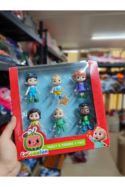 VARDEM OYUNCAK Coco-Melon Jjj Family and Friends Figure Set 6-Pack |   Jj and Friends