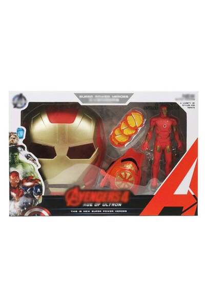 Generic لعبة مجسم حركة مع قناع وأقراص