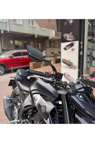 HMD MOTO ÇİFT RENKLİ Motosiklet Ayna V2 H2 Naked Kanat Spor Ayna Takım Geniş ...
