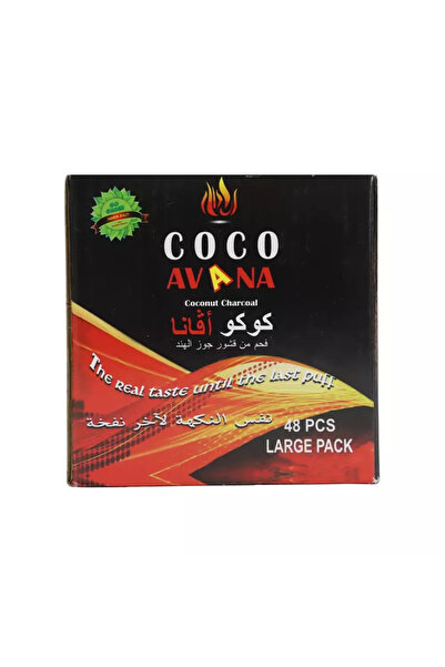 Kovar فحم جوز الهند كوكو أفانا عديم الرائحة والطعم - 48 قطعة