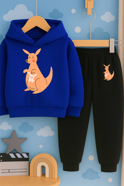 SVART WEAR Παιδικό με τύπωμα με στάμπα Hoodie με κουκούλα Φούτερ και αθλητικό...