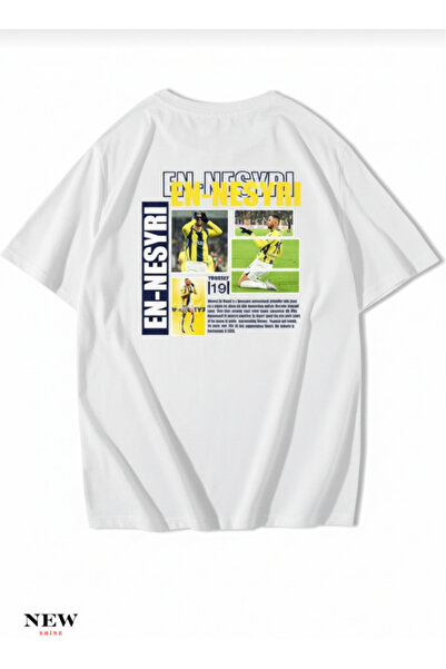 New Shine Μπλουζάκι Unisex oversized Yusuf En-nesyri με τύπωμα