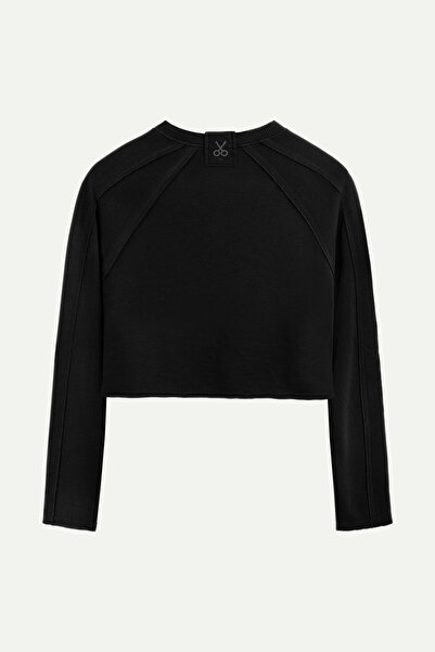 KAFT Women's Double-Sided Crop Sweatshirt - Lyume - Tar