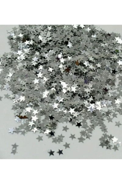 Gökçem hediyelik 20 adet kendinden yapışkanlı 1- 1.5cm yıldız pleksi
