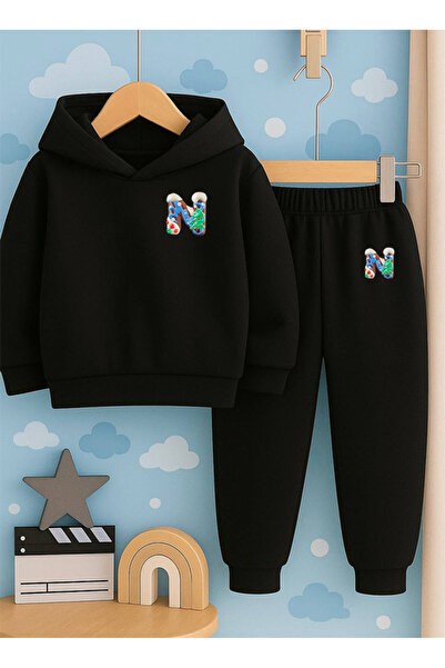 SVART WEAR Hanorac cu imprimeu pentru copii cu imprimeu cu glugă Swea tricou ...