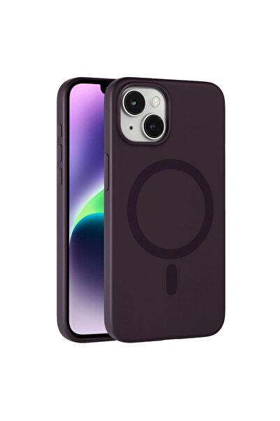 eco port غطاء جوكو آيفون 14 تونا بي سي سليم ماجسيف - أرجواني غامق