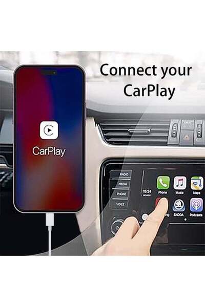 Fastwin USB-A to USB-C CarPlay Cable (1 m) for iPhone 15/16 Series, iPad & Galaxy