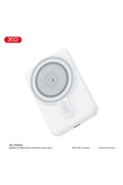 Xo PR264 20W PD Fast Hızlı Stand MagSafe Özellikli TYPE-C Çıkışlı 10000 mAh W...
