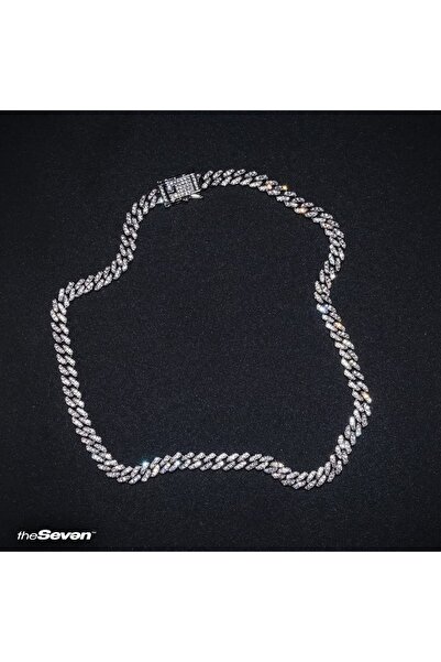 The Seven Jewellery Iced Out 50cm Cuban Chain Kolye