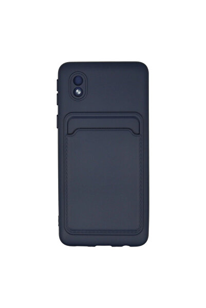 eco port حافظة سامسونج جالاكسي A01 كور من السيليكون مع بطاقة كيلفن - لون أزرق...