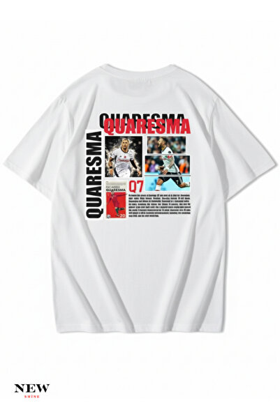 New Shine Μπλουζάκι Unisex oversized Ricardo Quaresma με τύπωμα