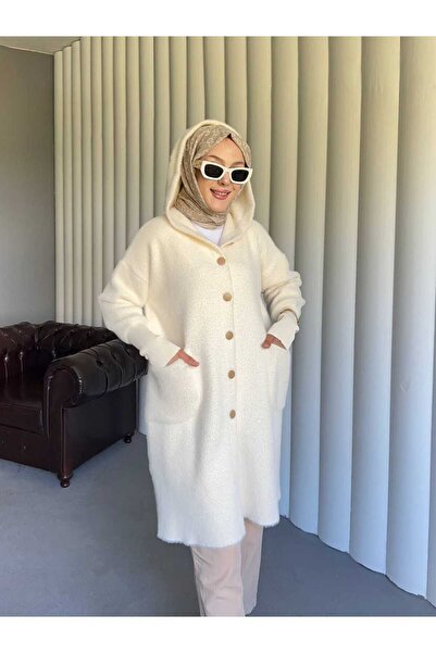 misselis KADIN ANGORA PELUŞ CEKET