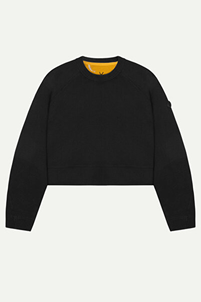 KAFT Women's Basic Regular Crop Sweatshirt - Ruvien - Tar