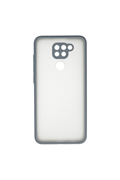 Marsilyan غطاء حماية سيليكون مونتريال لهاتف ريدمي نوت 9 - رمادي