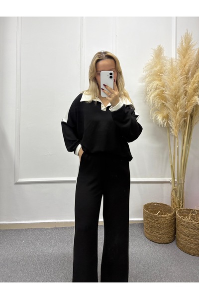 LİSAA BUTİK Strip Detail Tracksuit