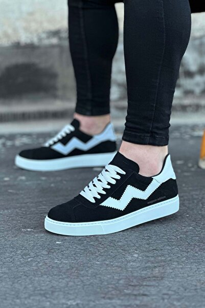 Wagoon WG160 Pantofi negri casual pentru bărbați