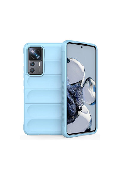 eco port حافظة هاتف Xiaomi Mi 12t Pro من السيليكون الأمثل - أزرق سماوي